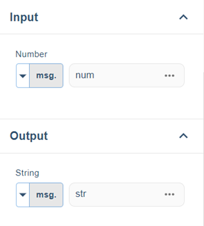 Details of ‘To String’ Node Inputs