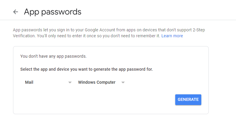 App Password