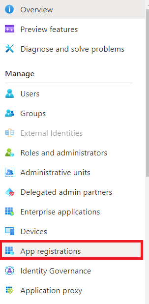 App Registrations