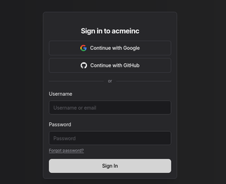 Sign in