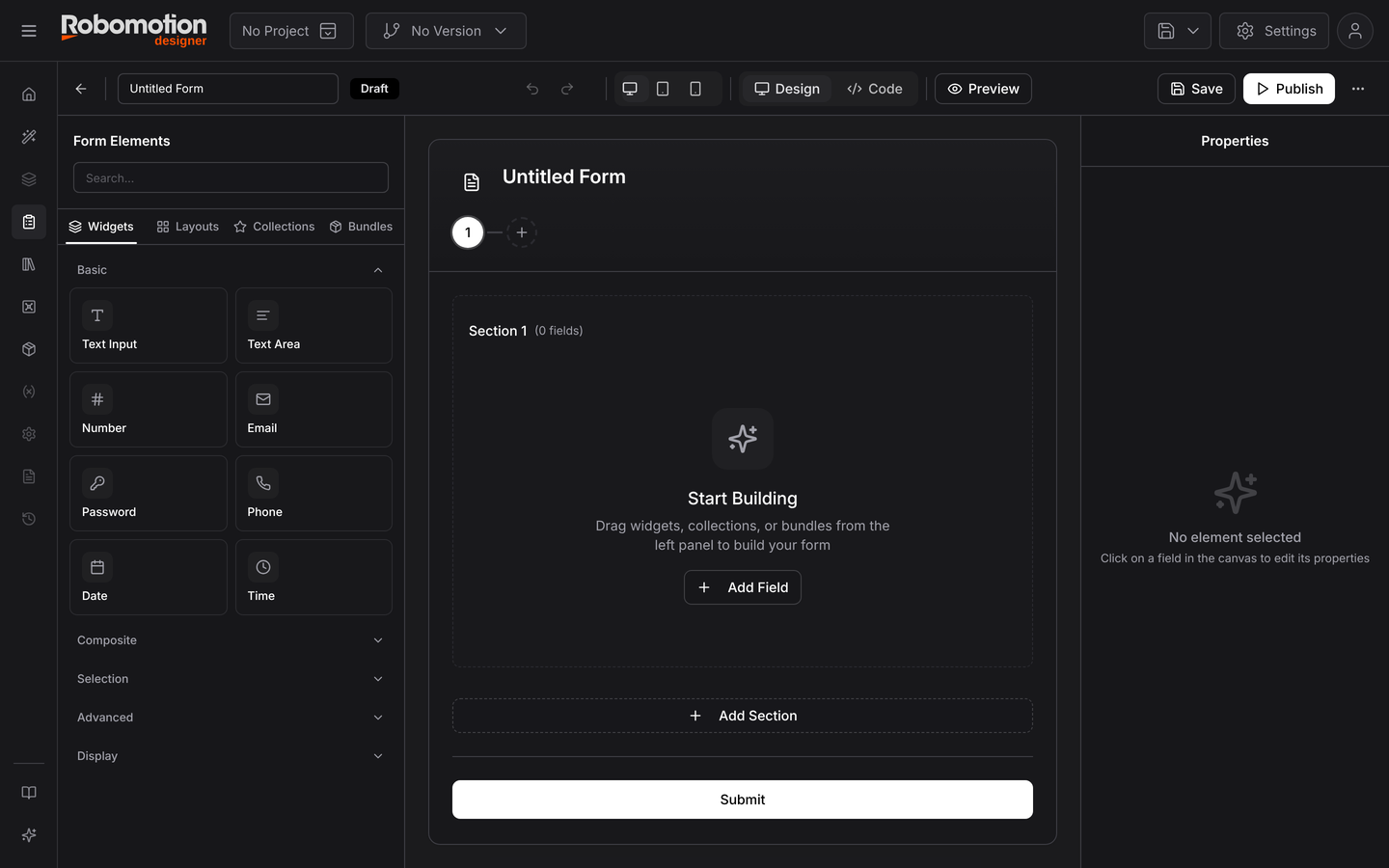 The Form Builder