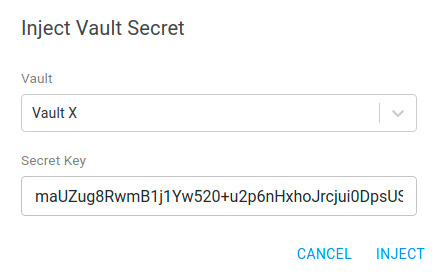 Inject Vault Secret