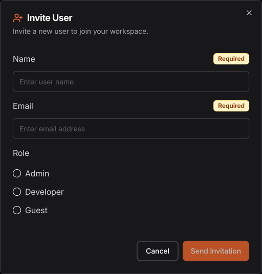 Invite User