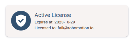 License or Subscription Info