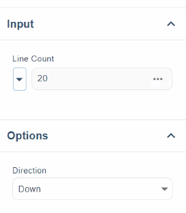 Mouse Scroll node options