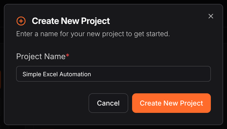 New Project Name