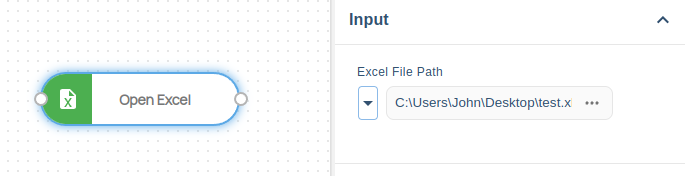 Open Excel Custom