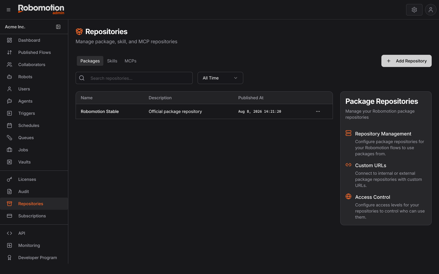 Repositories