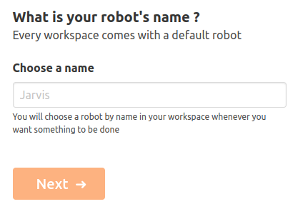 Robot Name