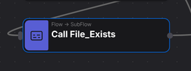 A Sub Flow node