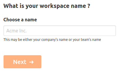 Workspace Name