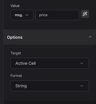 Write Stock Price Options